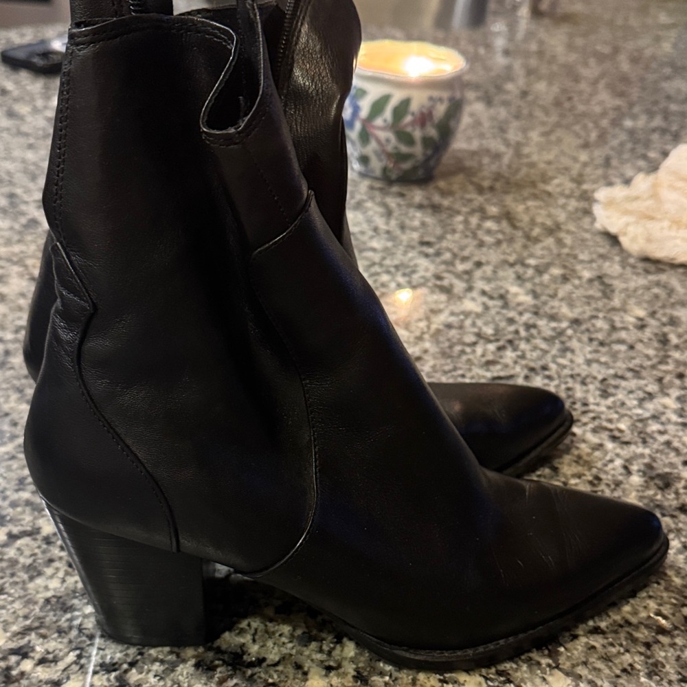 Zara Black Ankle Boots